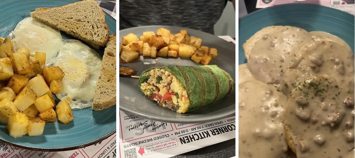 Jessup's Corner Kitchen Menu